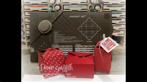 stampin up metal punch box|gift box punch board.